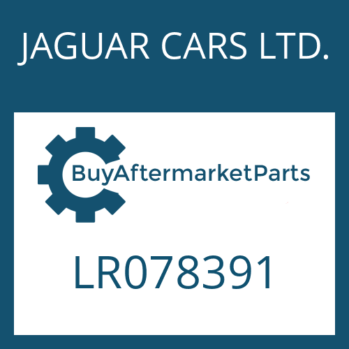 LR078391 JAGUAR CARS LTD. 8P70XH SW