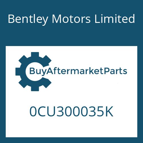 0CU300035K Bentley Motors Limited 8HP90A74 SW