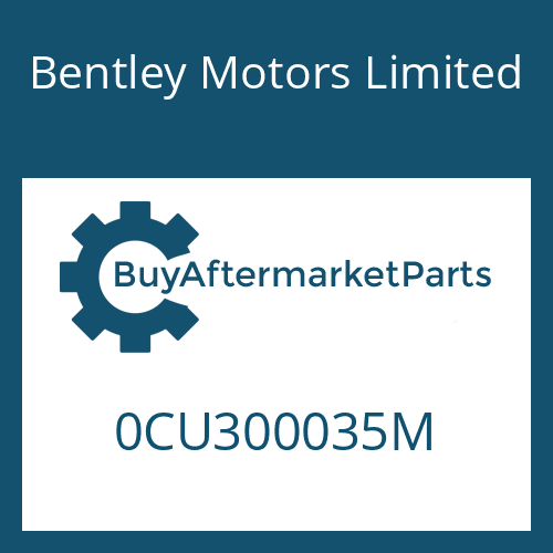 0CU300035M Bentley Motors Limited 8HP90A74 SW