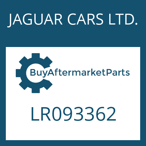 LR093362 JAGUAR CARS LTD. 9HP48QX SW