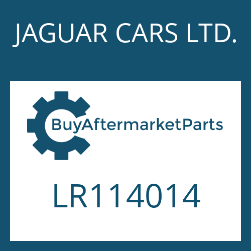 LR114014 JAGUAR CARS LTD. MECHATRONIC