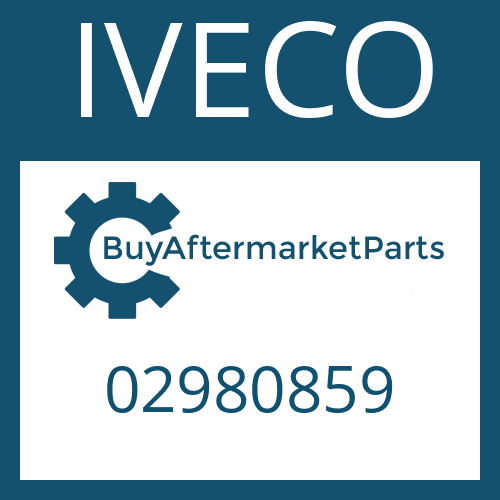 02980859 IVECO HOUSING COVER