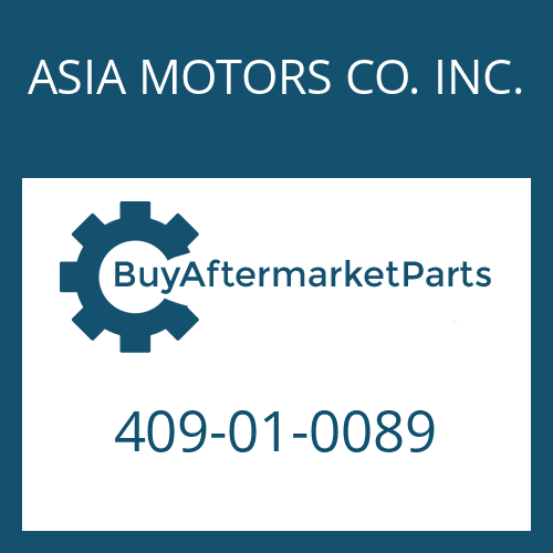 409-01-0089 ASIA MOTORS CO. INC. TAPERED ROLLER BEARING