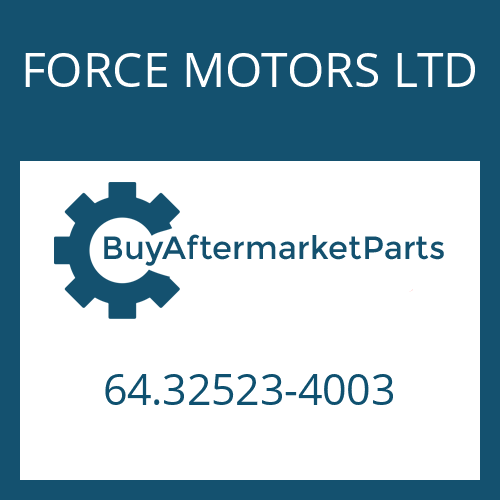 64.32523-4003 FORCE MOTORS LTD DETENT PLUNGER