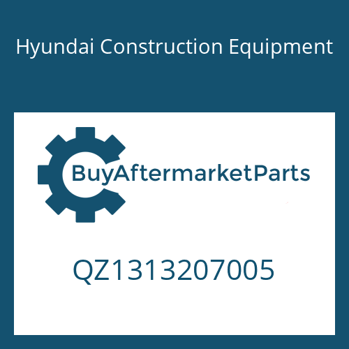 QZ1313207005 Hyundai Construction Equipment DETENT PLUNGER