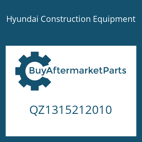 QZ1315212010 Hyundai Construction Equipment CYLINDER