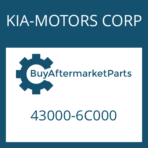 43000-6C000 KIA-MOTORS CORP 6 S 800 TO