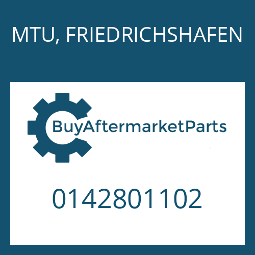 0142801102 MTU, FRIEDRICHSHAFEN BU 165 S