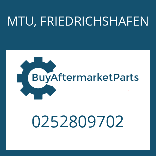 0252809702 MTU, FRIEDRICHSHAFEN BU 190