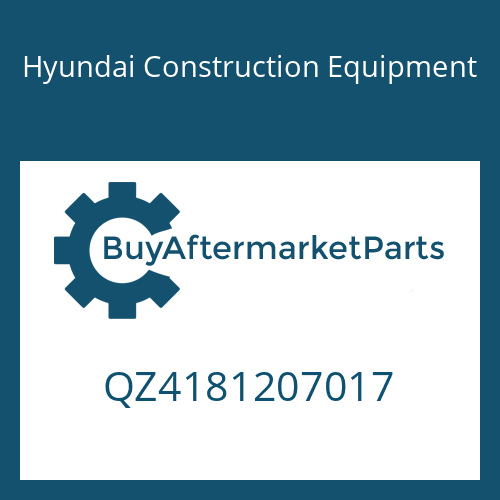 QZ4181207017 Hyundai Construction Equipment CYLINDER