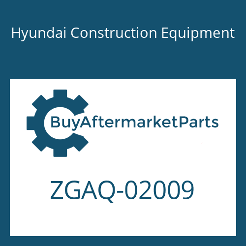 ZGAQ-02009 Hyundai Construction Equipment PIECE-THREAD