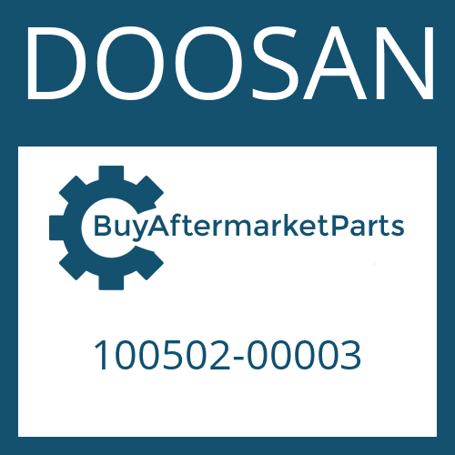 100502-00003 DOOSAN DISC CARRIER