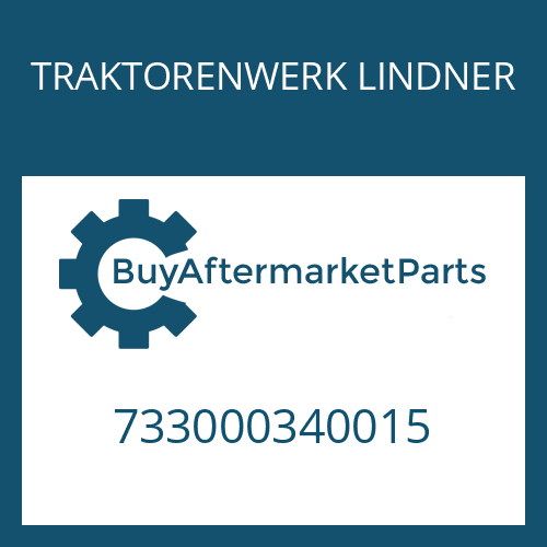 733000340015 TRAKTORENWERK LINDNER DISC BRAKE