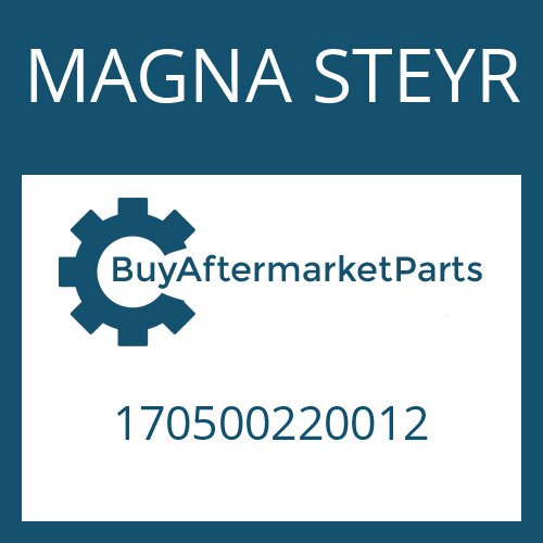 170500220012 MAGNA STEYR SPACER RING