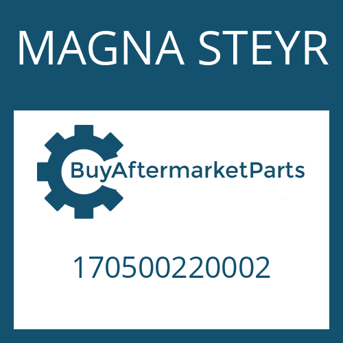 170500220002 MAGNA STEYR SPACER RING