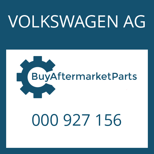 000 927 156 VOLKSWAGEN AG EGS 6