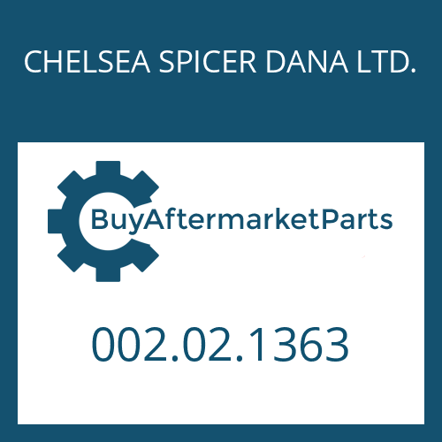 002.02.1363 CHELSEA SPICER DANA LTD. RING