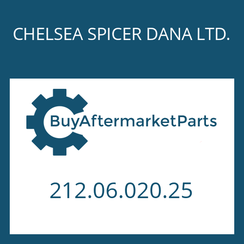 212.06.020.25 CHELSEA SPICER DANA LTD. AXLE CASE