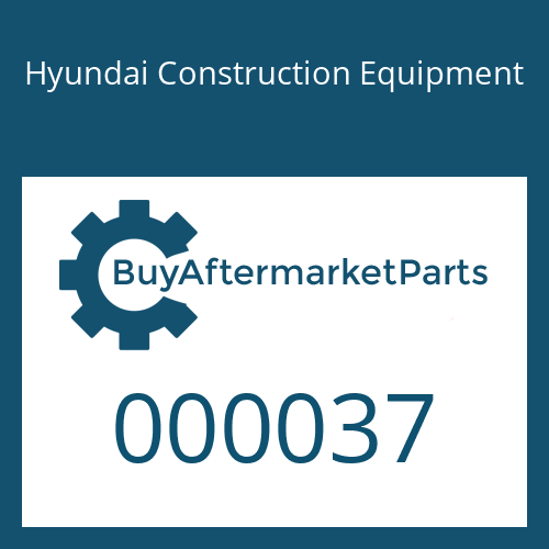 000037 Hyundai Construction Equipment BAND