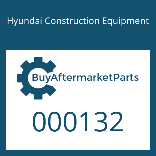 000132 Hyundai Construction Equipment BOLT