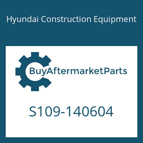 S109-140604 Hyundai Construction Equipment BOLT-SOCKET