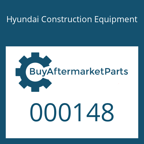 000148 Hyundai Construction Equipment BOLT-U