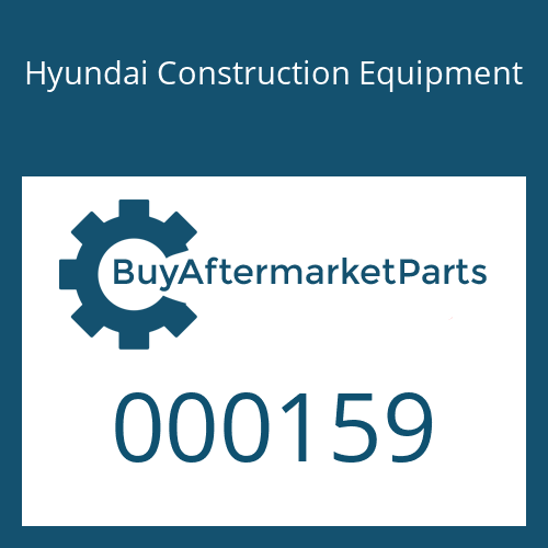 000159 Hyundai Construction Equipment PIN-BUSH