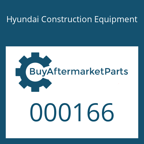 000166 Hyundai Construction Equipment BUSHING-PIN