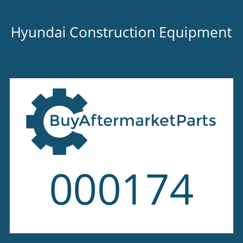 000174 Hyundai Construction Equipment BUSHING-PIN