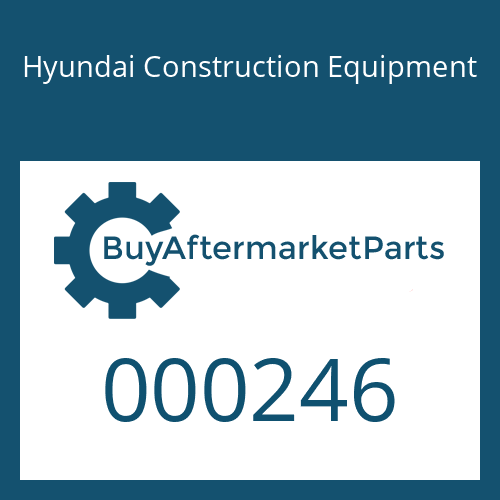 000246 Hyundai Construction Equipment BOOM CYL-RH