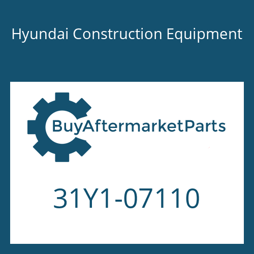 31Y1-07110 Hyundai Construction Equipment PISTON-CYL