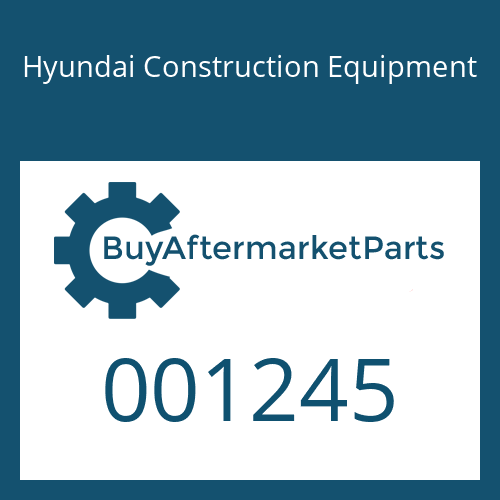 001245 Hyundai Construction Equipment WIPER-DUST