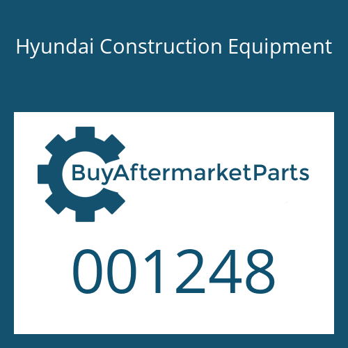 001248 Hyundai Construction Equipment SEAL-DUST