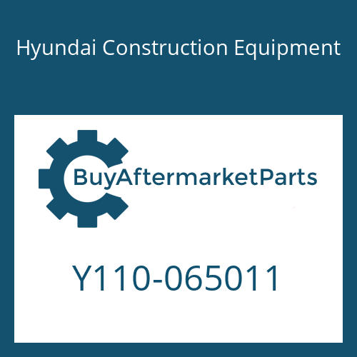 Y110-065011 Hyundai Construction Equipment SEAL-DUST