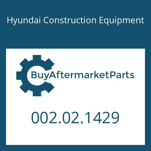 002.02.1429 Hyundai Construction Equipment RING-SNAP