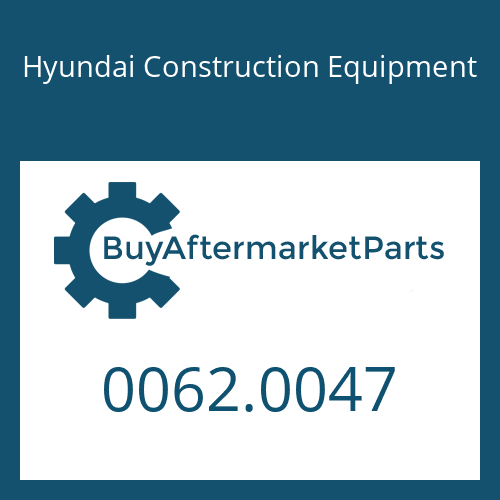 0062.0047 Hyundai Construction Equipment CAP