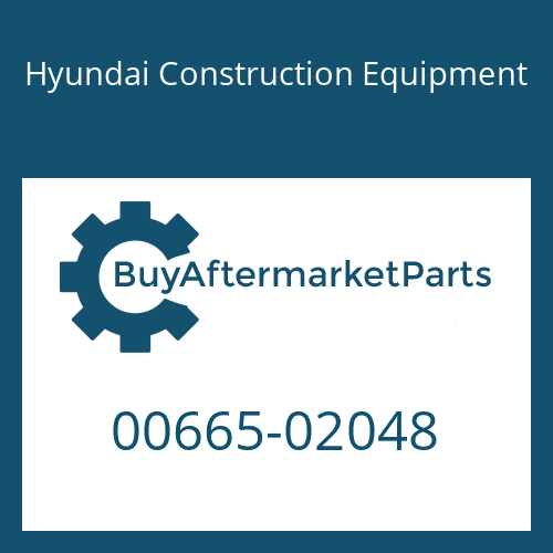 00665-02048 Hyundai Construction Equipment RIVET-SCREW