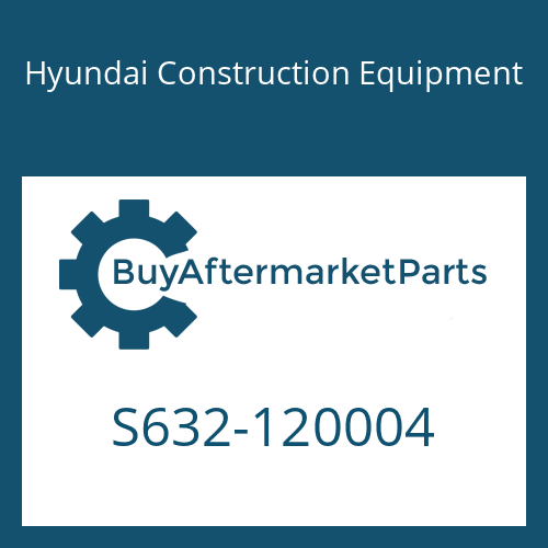 S632-120004 Hyundai Construction Equipment O-RING