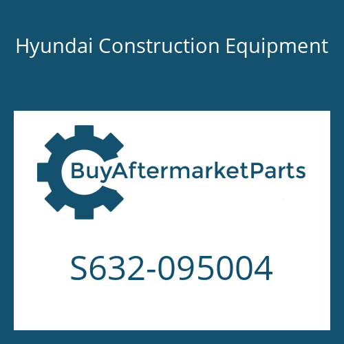 S632-095004 Hyundai Construction Equipment O-RING
