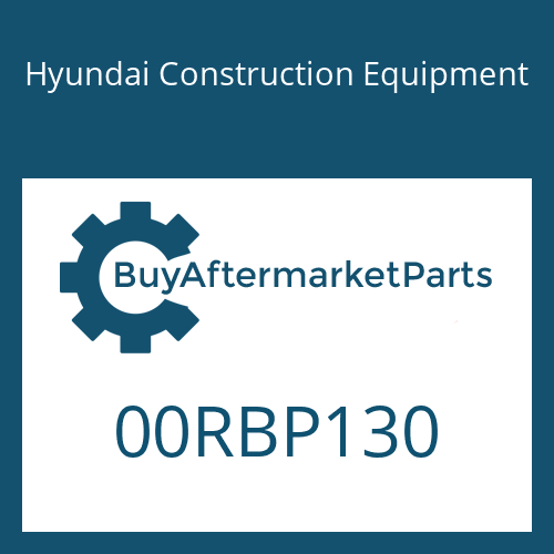 00RBP130 Hyundai Construction Equipment O-RING