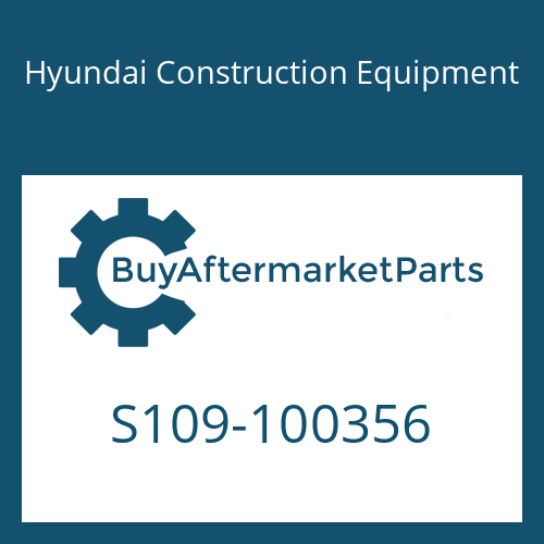 S109-100356 Hyundai Construction Equipment BOLT-SOCKET