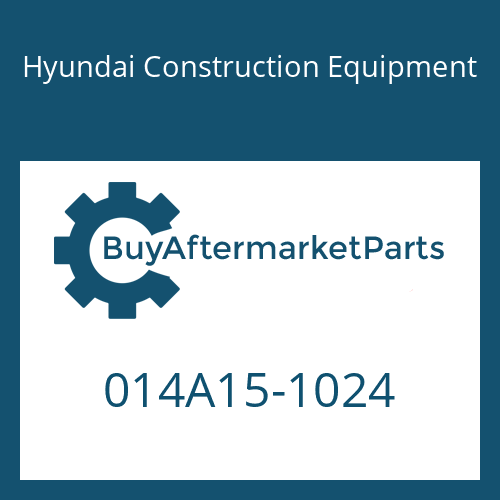 014A15-1024 Hyundai Construction Equipment NUT-HEX