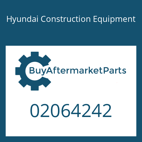 02064242 Hyundai Construction Equipment VALVE