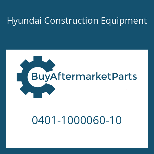 0401-1000060-10 Hyundai Construction Equipment O-RING