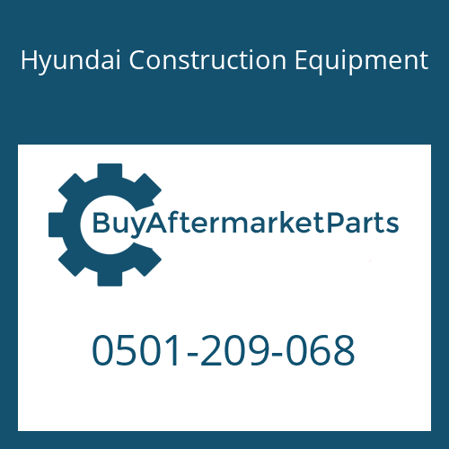 0501-209-068 Hyundai Construction Equipment OIL PIPE