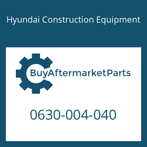 0630-004-040 Hyundai Construction Equipment RING-SHIM