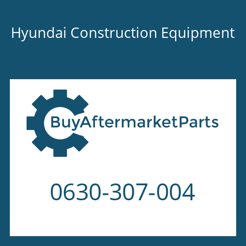 0630-307-004 Hyundai Construction Equipment WASHER-SPRING