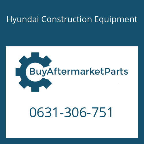 0631-306-751 Hyundai Construction Equipment PIN-CYLINDER