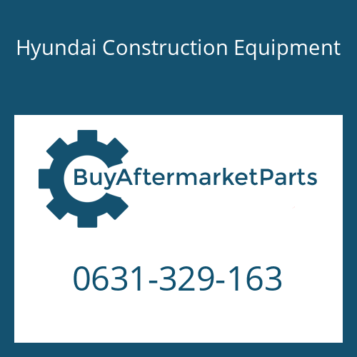 0631-329-163 Hyundai Construction Equipment PIN-SLOT