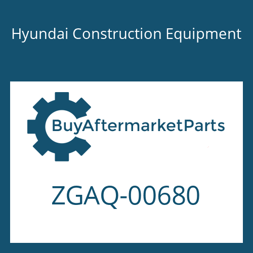 ZGAQ-00680 Hyundai Construction Equipment O-RING